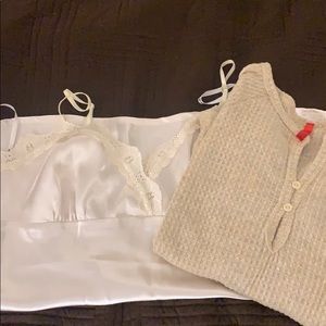 Camisole and Knit Top